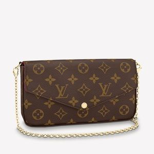 Louis Vuitton Pochette Félicie Chain Wallet in Monogram